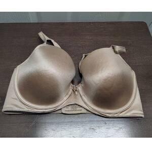 Soma Women's Size 32DD Beige Sensuous Sides Full Coverage Padded Underwire Bra